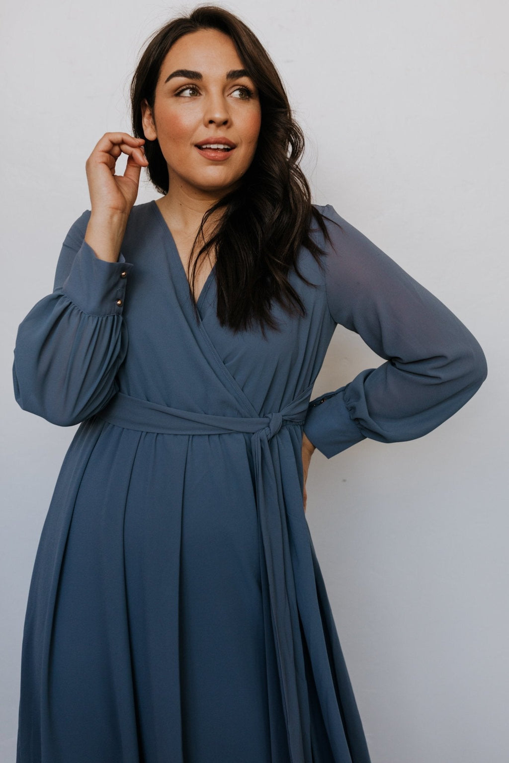Lydia Maxi Dress | Slate Blue