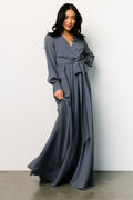 Lydia Maxi Dress | Slate Blue